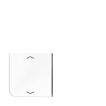 JUNG клавиша с символом для 3 и 4-клавишного пульта KNX, белая, для серии CD ( нижняя левая верхняя правая  и нижняя левая) CD404TSAPWW23