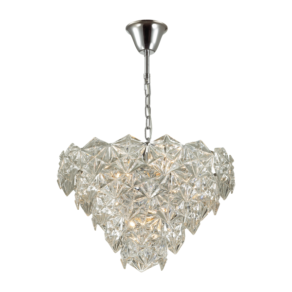 Купить Odeon Light 4923/7 MODERN ODL22 325 хром/прозрачный/стекло Люстра E14 5*40W TALERTI