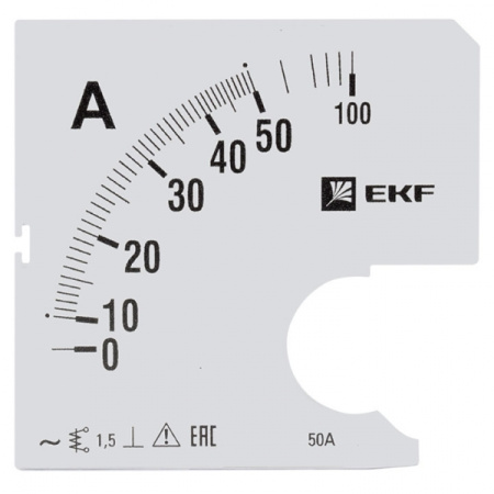 EKF PROxima Шкала сменная для A961 50/5А-1,5 s-a961-50