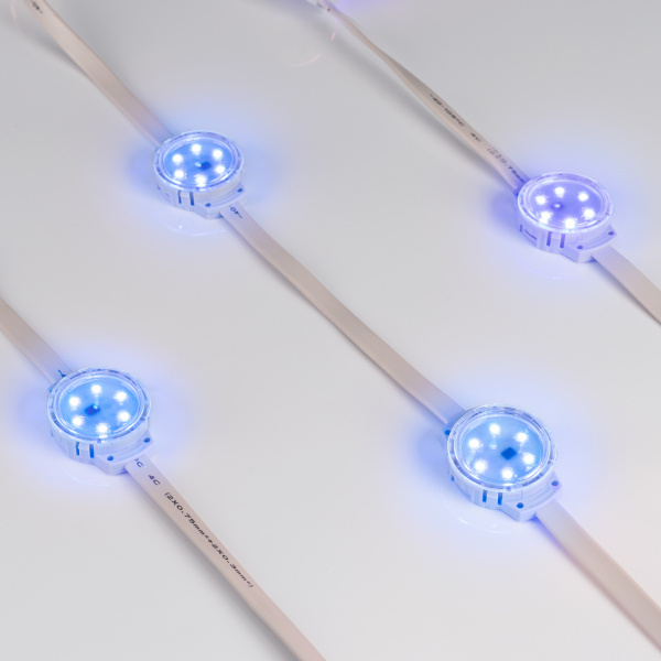 Купить Arlight Модуль управляемый SOLEX-SPI-3535-6-24V RGB 120deg (D40x16mm, 1.5W, IP67) (-) 029103