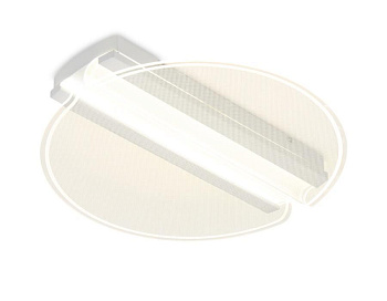 Ambrella Потолочный светодиодный светильник с пультом FA613 WH белый 64W D520*80 (ПДУ РАДИО 2.4)