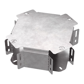 Промрукав Х-образный ответвитель с крышкой Стандарт 100х100 PR16.0458