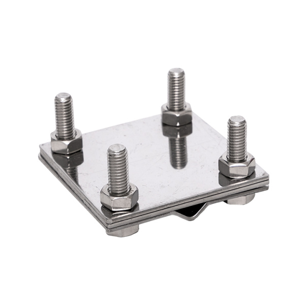 Купить EKF PROxima Зажим полоса 40 - прут 10 (3 пластины 70x70мм) Ni