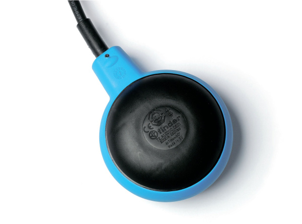 Finder Поплавковый выключатель - 2 водонепроницаемые камеры; для управления насосами технического водопровода; кабель ACS 20м; контакты 1СО 20А; степе 72A100002002