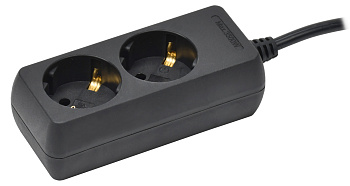 IEK Удлинитель У02 2 места с/з 5м 3х1мм2 16А 250В чер.