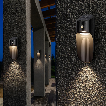 ЭРА ERAFS050-43 Фасадная подсветка Призма с датчиком движения, 12 LED 25 lm