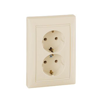 Legrand DIY Valena Крем Розетка 2-ая с/з 695616
