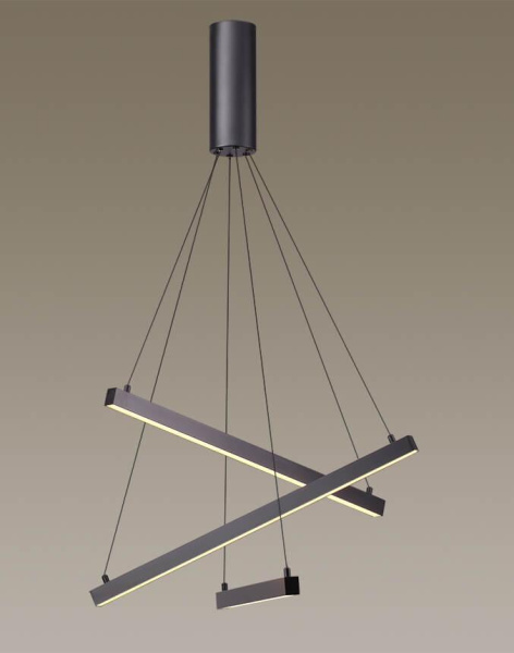 Купить Odeon Light 3860/39B ODL20 33 черный/металл Подвесной светильник LED 3000K 39W 220V COMETA