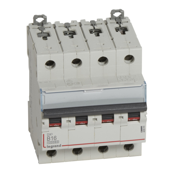 Legrand DX3 Автоматический выключатель 4P 16A (B) 10kA/16kA 409065