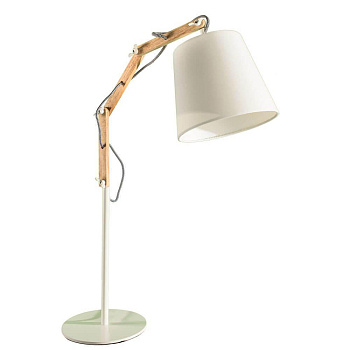 Arte Lamp Pinocchio Белая Лампа настольная декоративная 60W E27 A5700LT-1WH