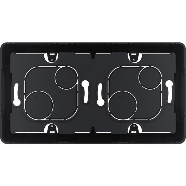 Купить Legrand INSPIRIA Антрацит Коробка накладного монтажа - 2 поста 673993