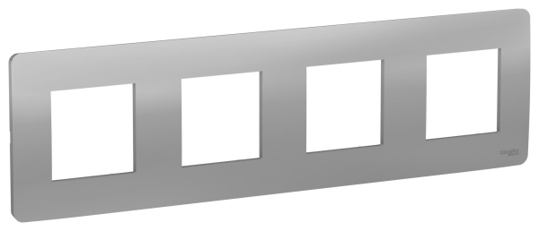 Купить SE Unica Studio Алюминий Рамка 4-ная NU200830