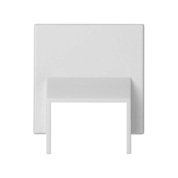 Simon Connect Белая Плата для ввода кабель-канала 20х20мм к Офиблок Плюс, 45х45мм K21-9