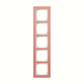 ABB Axcent Стекло Благородный коралл Рамка 5-постовая 2CKA001754A4769