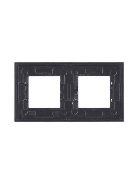 Купить ABB NIE Zenit Антрацит Рамка 2-я 2+2 мод 2CLA227200N1801