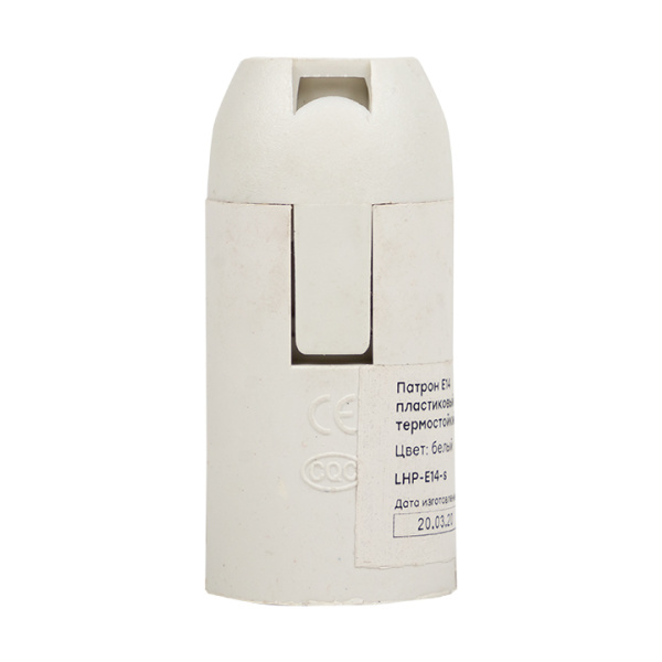 Купить EKF PROxima Патрон Е14 пластиковый подвесной термостойкий пластик бел.