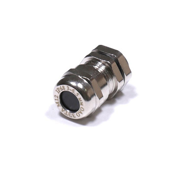 ЗЭТАРУС Кабельный ввод М 12 латунный УТ1,5 IP68 (d кабеля 3-6,5мм) zeta30110