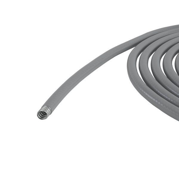 DKC Металлорукав DN 20мм в гладкой EVA изоляции, Dвн 20,5 мм, Dнар 27,0, 50 м, цвет серый