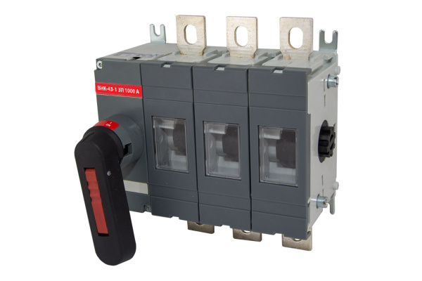TDM Рубильник ВНК-43-1 3П 1000А с установленной фронтальной ручкой управления SQ0744-0008