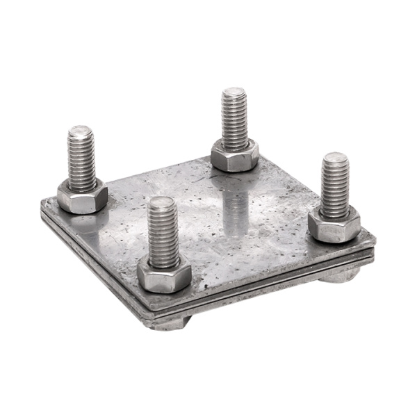 Купить EKF PROxima Зажим полоса 40 - полоса 40 (3 пластины 70x70мм) Ni