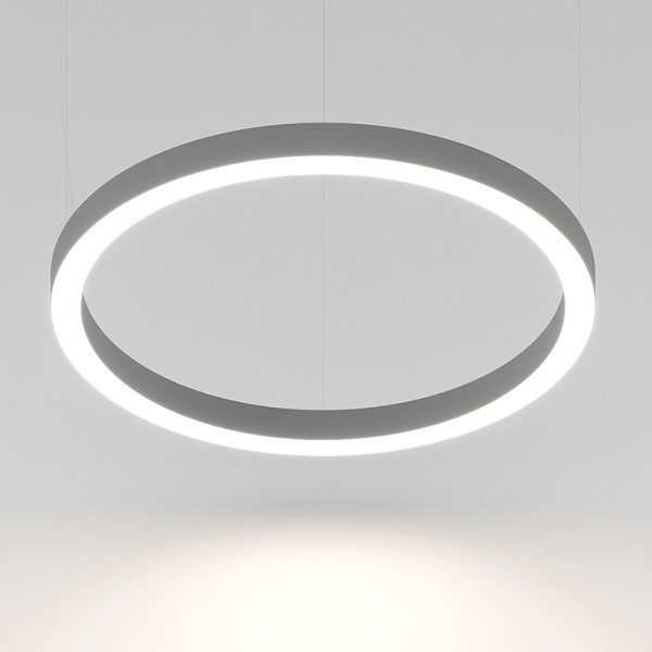 RINGI 50 S 27W 3000K Ra80 220V IP20 (1-10V) / Светильник LED, 620мм (подвесной) (Briaton) СЕРЫЙ 007S-27W3K-620GR DIM