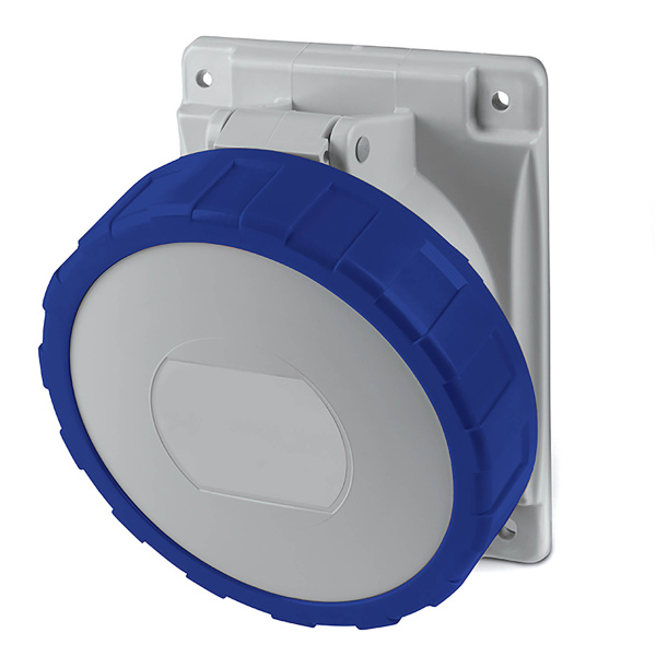 DKC Розетка панельная с наклоном IP67 32А 2P+E 230В