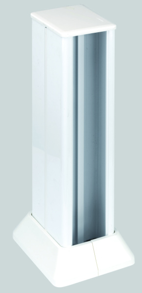 Simon Connect Белая Миниколонна 2-сторонняя на 6 Cima-модулей, 471х126,5(158)х109,5(181) мм ALC323-9