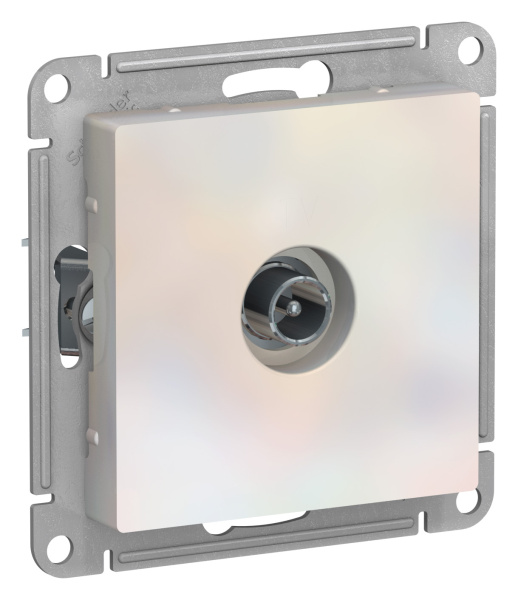 Купить Systeme Electric AtlasDesign Жемчуг Розетка TV оконечная 1DB, механизм