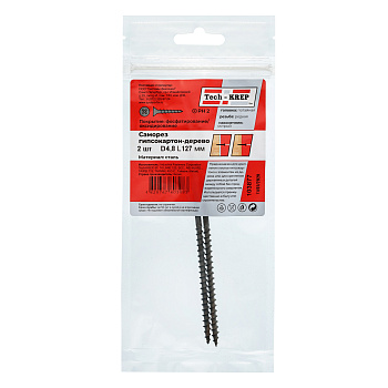 Tech-Krep Саморез ШСГД 4,8х127 (2 шт) - пакет 103877