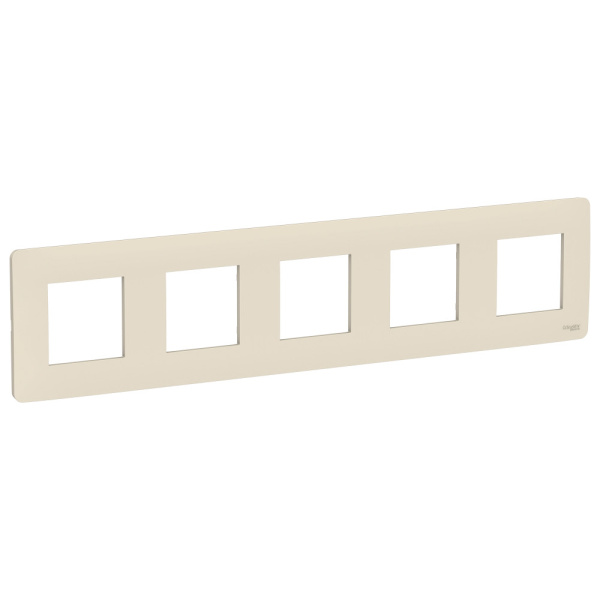 SE Unica Studio Беж Рамка 5-ная NU201044