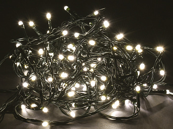 IEK Гирлянда нить 10м 100WW IP20 зеленый 230В кон. 8