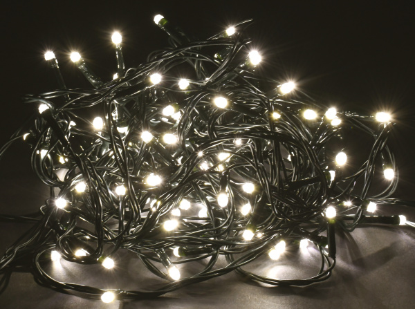 IEK Гирлянда нить 10м 100WW IP20 зеленый 230В кон. 8