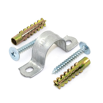 Промрукав Комплекты для крепления ОКЛ с использованием самореза, дюбеля и скобы СМД 14-15 (100 шт) PR08.5001