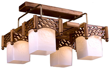 Velante 559-707-04, Светильник потолочный E27,4x60W