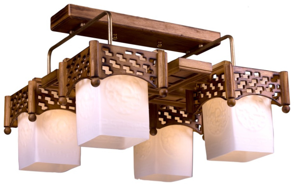 Velante 559-707-04, Светильник потолочный E27,4x60W