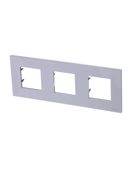 ABB NIE Zenit Бел Рамка 3-я 2+2+2 мод 2CLA227300N1101
