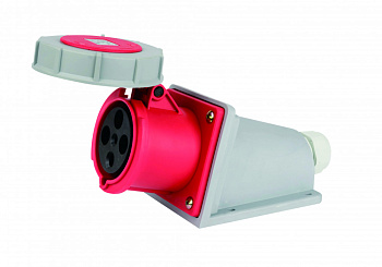 Dekraft Розетка стац. 3Р+РЕ 125А 380В IP67 РС-103