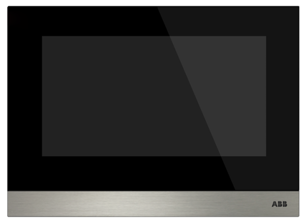 ABB H8236-4B Панель ABB-IPtouch 7, LAN+WiFi+DES+HA+APP, монтаж на поверхность и в нишу, нижняя сменная планка, чёрная 2TMA130050B0065