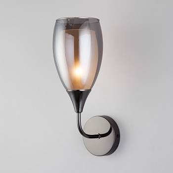 Eurosvet Настенный светильник 50285/1 черный жемчуг a057268