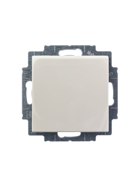 Купить ABB BJB Basic 55 Беж Розетка с/з с крышкой 2CKA002018A0351