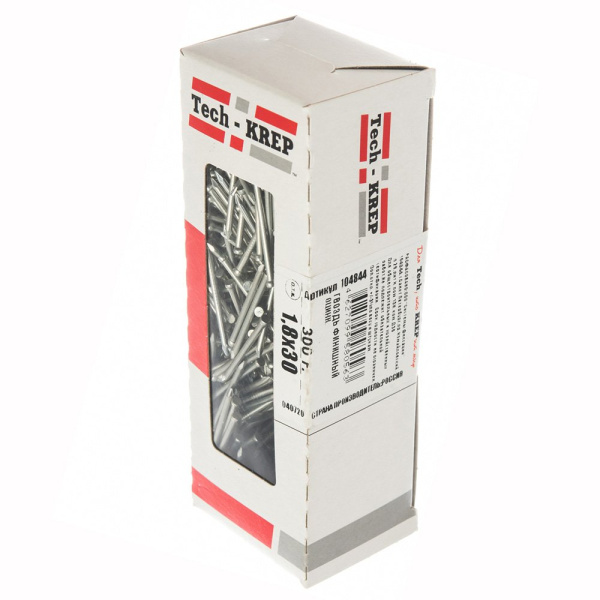 Tech-Krep Гвоздь финишный оцинк. 1,8х30 (300 г) - коробка с ок. 104844