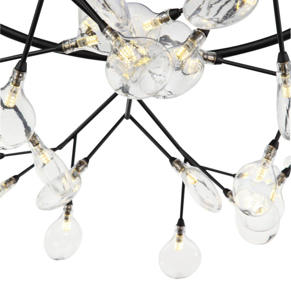 Купить ST LUCE SL411.433.45 Люстра подвесная  Черный/Прозрачный G4 45*1,5W