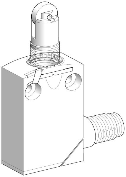 Купить SE Выключатель концевой ролик-плунжер XCMD21F2C12