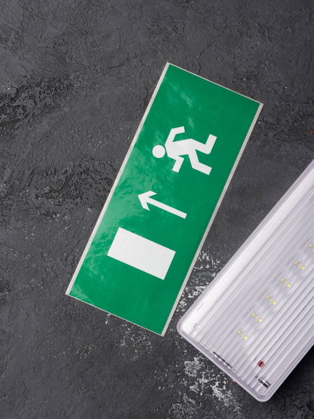 Купить EKF PROxima Пиктограмма "Направление прямо" 320х120мм (для EXIT, SAFEWAY-40)