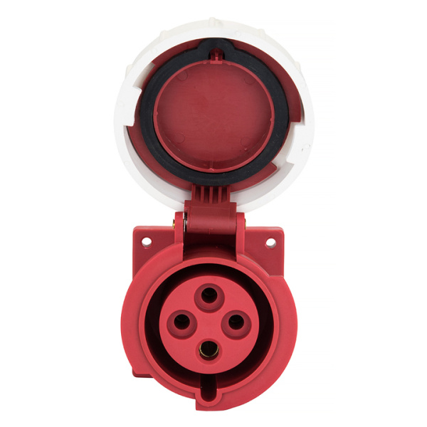 Купить EKF PROxima Розетка стационарная внутренняя 3242 3Р+РЕ 32А 380В IP67