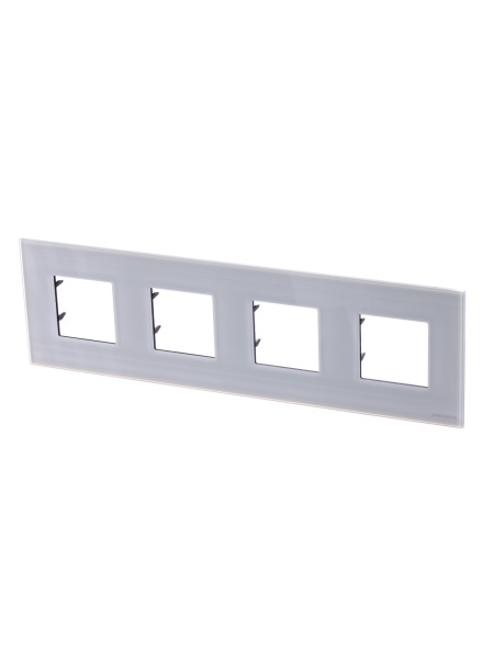 ABB NIE Zenit Стекло белое Рамка 4-я 2+2+2+2 мод 2CLA227400N3001