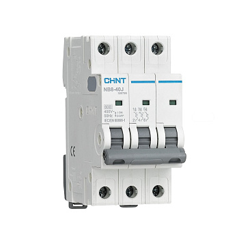 CHINT Автоматический выключатель NB8-40J 3P 1А 4,5кА х-ка D (R) 320727