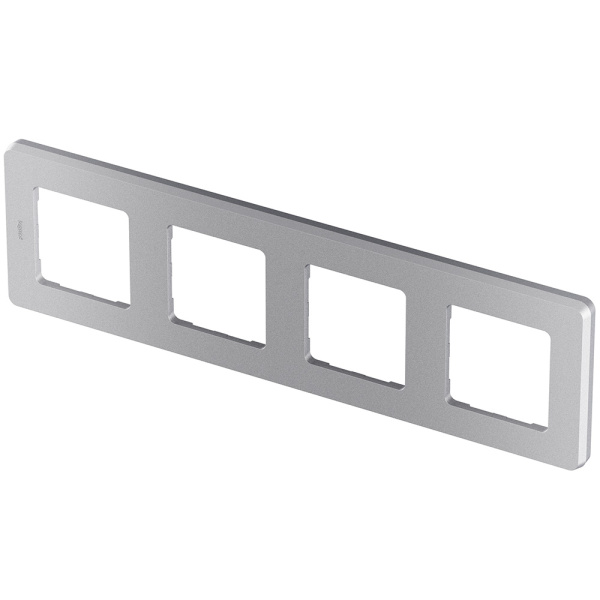 Купить Legrand INSPIRIA Алюминий Рамка - 4 поста 673962