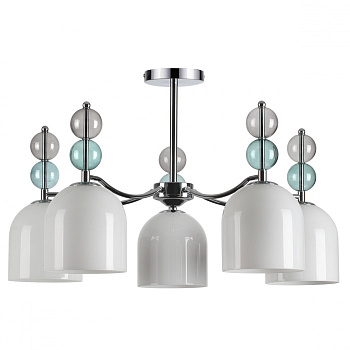 Lumion 5235/5C MODERNI LN23 хром Люстра потолочная E27 5*40W 220V GILLIAN