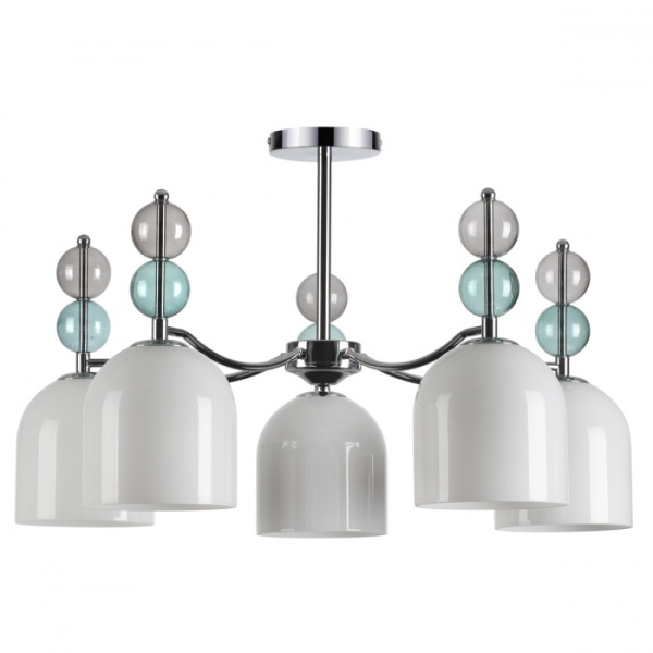 Lumion 5235/5C MODERNI LN23 хром Люстра потолочная E27 5*40W 220V GILLIAN